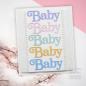 Preview: Creative Expressions - Stanzschablone "Noble Shadowed Sentiments Baby" Craft Dies Design by Sue Wilson