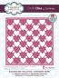 Preview: Creative Expressions - Stanzschablone "Background Collection Checkered Heart" Craft Dies Design by Sue Wilson