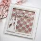 Preview: Creative Expressions - Stanzschablone "Background Collection Checkered Heart" Craft Dies Design by Sue Wilson