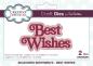 Preview: Creative Expressions - Stanzschablone "Shadowed Sentiments Best Wishes" Craft Dies Design by Sue Wilson