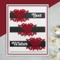 Preview: Creative Expressions - Stanzschablone "Shadowed Sentiments Best Wishes" Craft Dies Design by Sue Wilson