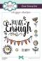 Preview: Creative Expressions - Stempelset A6 "Enough" Clear Stamps