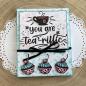 Preview: Creative Expressions - Stempelset A6 "Tea-riffic" Clear Stamps