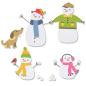 Preview: Sizzix - Stanzschablone "Snow Family " Thinlits Craft Dies by Jennifer Ogborn