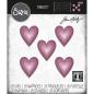 Preview: Sizzix - Stanzschablone "Stacked Tiles Hearts" Thinlits Craft Dies by Tim Holtz