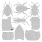 Preview: Sizzix - Stanzschablone "Patterned Bugs" Thinlits Craft Dies by Jennifer Ogborn