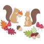 Preview: Sizzix - Stanzschablone "Harvest Squirrels" Thinlits Craft Dies by Jennifer Ogborn