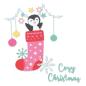 Preview: Sizzix - Stanzschablone "Penguin Stocking" Thinlits Craft Dies by Olivia Rose