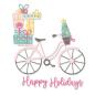 Preview: Sizzix - Stanzschablone "Bike with Gifts" Thinlits Craft Dies by Olivia Rose