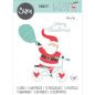 Preview: Sizzix - Stanzschablone "Santa's Bike" Thinlits Craft Dies by Olivia Rose