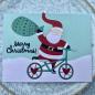 Preview: Sizzix - Stanzschablone "Santa's Bike" Thinlits Craft Dies by Olivia Rose