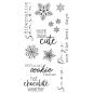 Preview: Sizzix - Stempelset "Winter Sentiments " Clear Stamps Design by Jennifer Ogborn