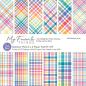 Preview: My Favorite Things - Designpapier "Rainbow Plaid" Paper Pad 6x6 Inch - 24 Bogen