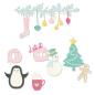 Preview: Sizzix - Stanzschablone "Christmas Joy" Thinlits Craft Dies by Olivia Rose