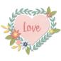 Preview: Sizzix - Stanzschablone "Hello Love" Thinlits Craft Dies by Lisa Jones