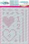 Preview: Carlijn Design - Schablone A6 "Graph Paper" Stencil