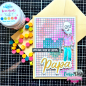 Preview: Carlijn Design - Stanzschablone "Papa papa" Dies 