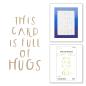 Preview: Spellbinders - Heißfolien-Platte "This Card Is Full of Hugs" Hot Foil Plate