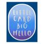 Preview: Spellbinders - Heißfolien-Platte "Little Card Big Hello" Hot Foil Plate