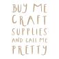 Preview: Spellbinders - Heißfolien-Platte "Buy Me Craft Supplies" Hot Foil Plate