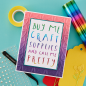 Preview: Spellbinders - Heißfolien-Platte "Buy Me Craft Supplies" Hot Foil Plate