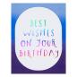 Preview: Spellbinders - Heißfolien-Platte "Best Wishes on Your Birthday" Hot Foil Plate