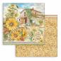 Preview: Stamperia - Designpapier "Sunflower Art" Paper Pack 8x8 Inch - 10 Bogen