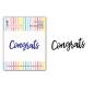 Preview: Dress My Craft - Stanzschablone "Congrats" Dies