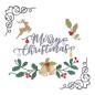 Preview: Sizzix - Stanzschablone "Festive Elements" Thinlits Craft Dies