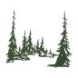 Preview: Sizzix - Stanzschablone "Tall Pines" Thinlits Craft Dies by Tim Holtz