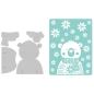 Preview: Sizzix - Stanzschablone "Cozy Bear" Thinlits Craft Dies by Lisa Jones