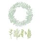 Preview: Sizzix - Stanzschablone "Wild Leaves Wreath" Thinlits Craft Dies by Lisa Jones