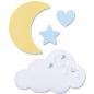 Preview: Sizzix - Stanzschablone "Moon & Cloud" Bigz Craft Dies Design by Olivia Rose