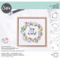 Preview: Sizzix - Schablone "Holly Wreath" Layered Stencil Design by Lisa Jones