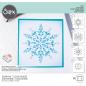 Preview: Sizzix - Schablone "Snowflake" Layered Stencil