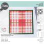 Preview: Sizzix - Schablone "Tartan" Layered Stencil