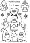 Preview: Woodware - Stempelset "Snow Gnomes" Clear Stamps 