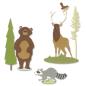 Preview: Sizzix - Stanzschablone "Forest Animals #2" Thinlits Craft Dies by Josh Griffiths