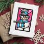 Preview: Creative Expressions - Stanzschablone "Stained Glass Snowman" Craft Dies Design by Sue Wilson