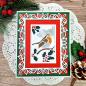 Preview: Creative Expressions - Stanzschablone "Stained Glass Christmas Songbird" Craft Dies Design by Sue Wilson