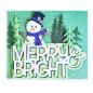 Preview: Creative Craft Lab - Studio Light - Stanzschablone "Wordz XL Merry and Bright " Dies