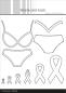 Preview: Simple and Basic - Stanzschablone 7,4x6 cm "Bikini Bra" Dies