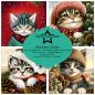 Preview: Paper Favourites - Designpapier "Christmas Kitties" Paper Pack 6x6 Inch - 24 Bogen