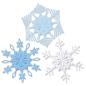 Preview: Sizzix - 3D Prägefolder "Winter Snowflakes" Embossing Folder Design by Kath Breen