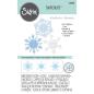 Preview: Sizzix - 3D Prägefolder "Winter Snowflakes" Embossing Folder Design by Kath Breen