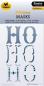 Preview: Studio Light - Schablone "HO HO HO" Stencil  