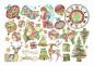 Preview: Stamperia - Stanzteile "Christmas Greetings" Die Cuts Ephemera