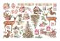 Preview: Stamperia - Stanzteile "Pink Christmas" Die Cuts Ephemera