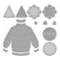 Preview: Spellbinders - Stanzschablone "Stitched Christmas Sweater" Dies