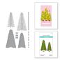 Preview: Spellbinders - Stanzschablone "Bottle Brush Trees Duo" Dies